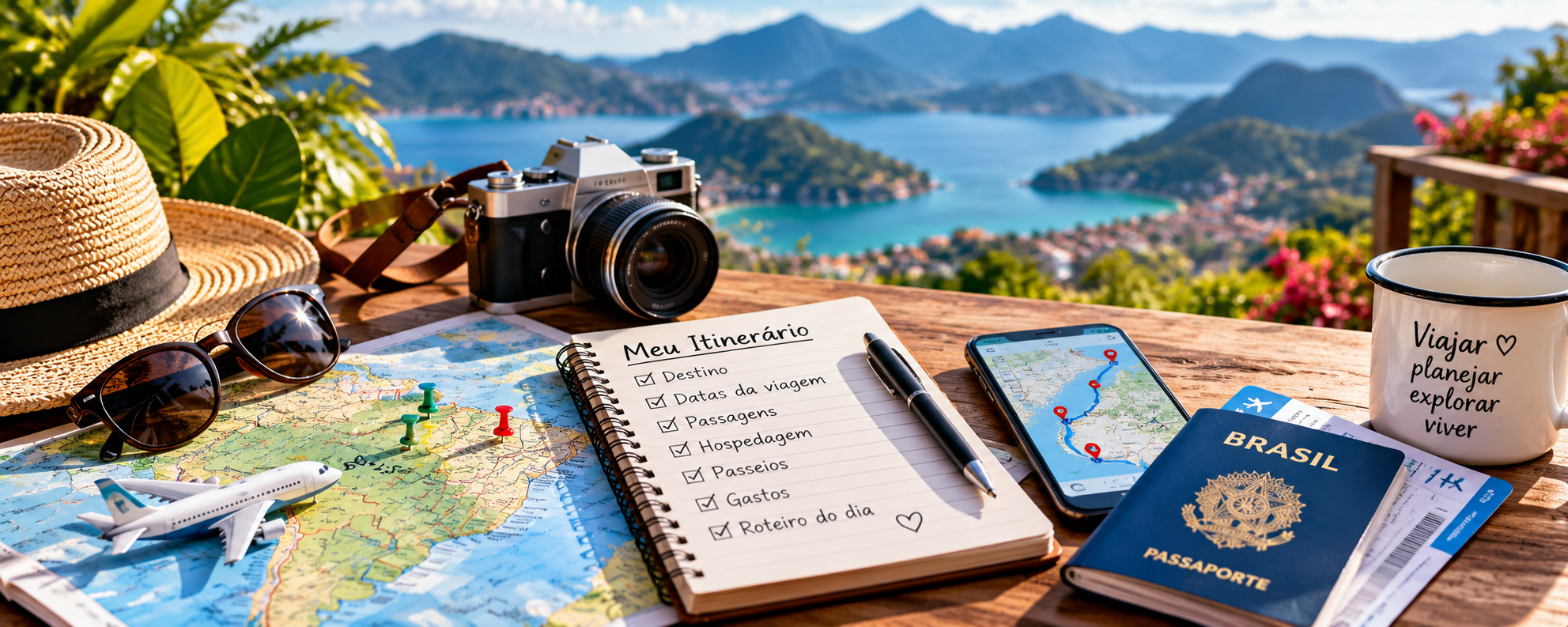 Como montar um itinerário de viagem eficiente